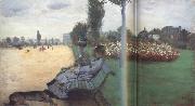 Giuseppe de nittis On a Bench on the Champs Elysees (nn02) oil painting reproduction